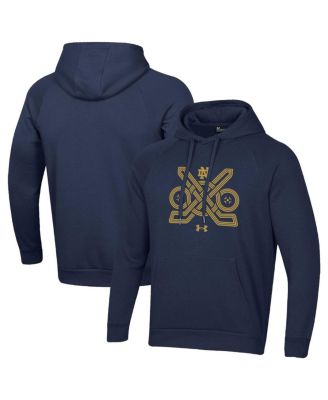 Under Armour - Men's Navy Notre Dame Fighting Irish Ireland Hockey All Day Pullover Hoodie
