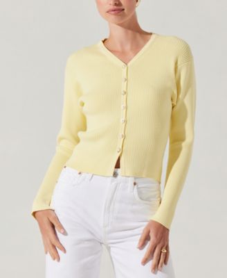 ASTR the Label - Women's Delynn Ribbed Cardigan Sweater