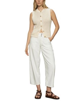 Sanctuary - Women's Cotton Pointelle Vest