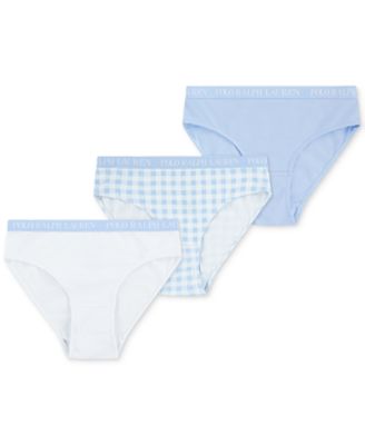 Polo Ralph Lauren - Big Girls Bikini Briefs, 3 Pack