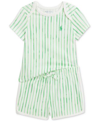 Polo Ralph Lauren - Baby Striped Jersey Tee & Short Set
