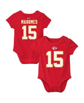 Nike - Baby Boys and Girls Patrick Mahomes Red Kansas City Chiefs Player Name & Number Bodysuit