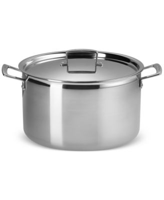 Le Creuset - Classic Stainless Steel Deep Round Stockpot, 10 Qt.