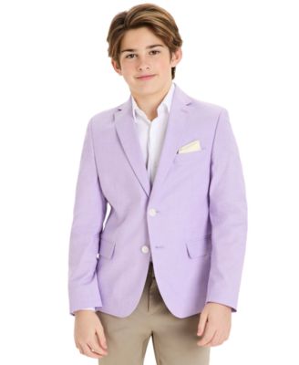 B By Brooks Brothers - Big Boys Chambray Classic-Fit Sports Coat