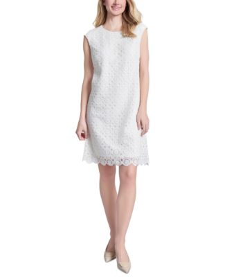 Jones New York - Petite Medallion Lace Dress