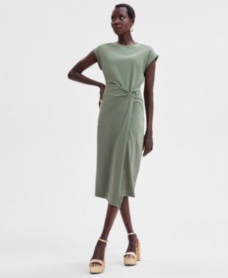 I.N.C. International Concepts - Women's Tie-Front Shirt Dress