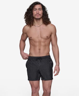 KARL LAGERFELD PARIS - Men's Euro Volley Jacquard 5" Swimsuit