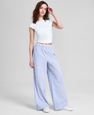 And Now This - Women's Boxer Wide-Leg Pants
