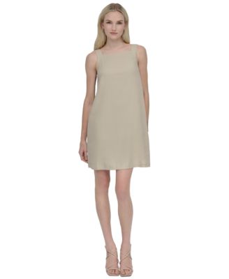 DKNY - Women's Bow-Back Sleeveless A-Line Dress