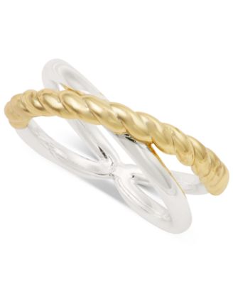On 34th - Two-Tone Crossover Ring