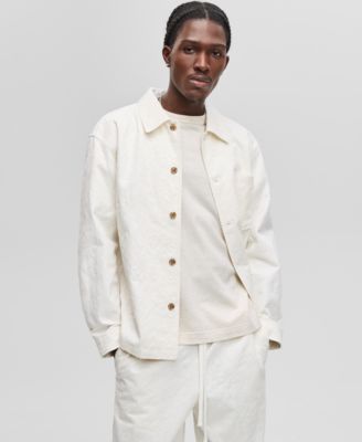 Mode of One - Men's Embroidered-Twill Cotton Jacket