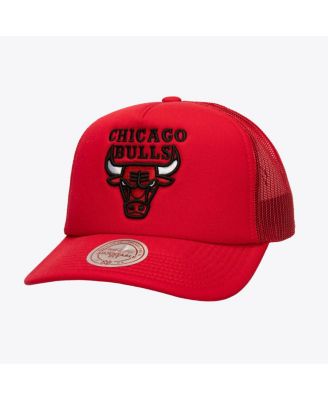 Mitchell & Ness - Men's Red Chicago Bulls Core Evergreen OTC Trucker Adjustable Hat