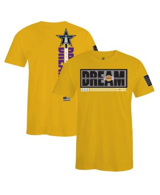 FISLL - Men's and Women's Gold Los Angeles Lakers T-Shirt