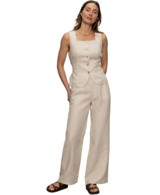 Sanctuary - Women's Outsmart Linen Square-Neck Vest