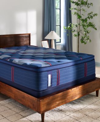 Sealy - Posturepedic Elite Brenham II 16" Firm Euro Pillow Top Mattress - Queen