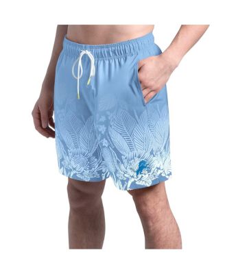 Margaritaville - Men's Light Blue Detroit Lions Lagoon Fiesta Swim Shorts