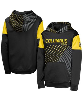 Outerstuff - Big Boys and Girls Black Columbus Crew Unbeatable Pullover Hoodie