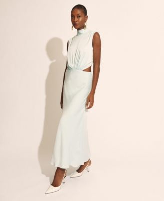 Bardot - Women's Delphine High-Neck Cut-Out Maxi Dress