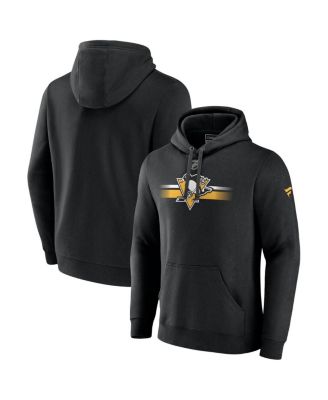 Fanatics - Men's Black Pittsburgh Penguins Authentic Pro Secondary Pullover Hoodie