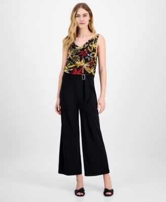 Anne Klein - Petite Pull-On Cropped Palazzo Pants