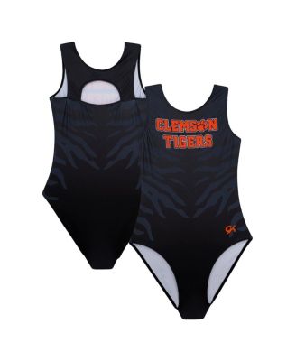 GK Elite - Big Boys and Girls Black Clemson Tigers Elite Spirit Leotard