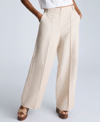 Kenneth Cole - Women's Pintucked Wide-Leg Pants
