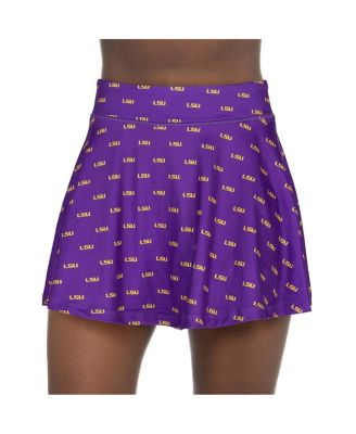 ZooZatz - Women's Purple LSU Tigers All-Over Print Flowy Skort