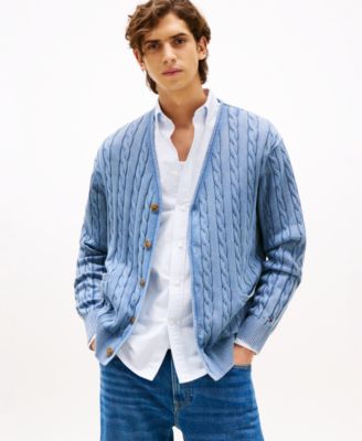 Tommy Hilfiger - Men's Classic Cable Knit Cardigan