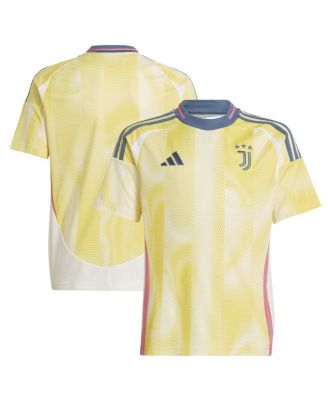adidas - Big Boys and Girls Yellow Juventus 2024/25 Away Replica Jersey