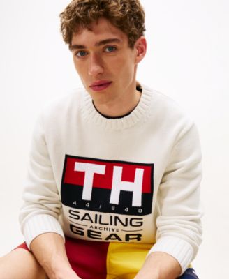 Tommy Hilfiger - Men's Long Sleeve Sailing Logo Sweater