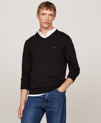 Tommy Hilfiger - Essential Solid V-Neck Sweater