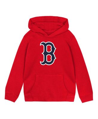 Outerstuff - Toddler Red Boston Red Sox Primary Logo Fleece Pullover Hoodie