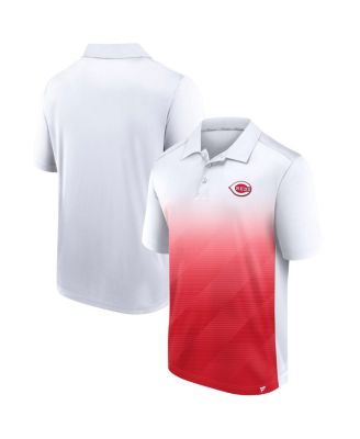 Fanatics - Men's White Cincinnati Reds Iconic Parameter Sublimated Polo