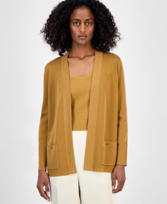 Anne Klein - Open-Front Cardigan