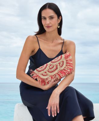 Patricia Nash - Loulia Medium Straw Clutch Crossbody