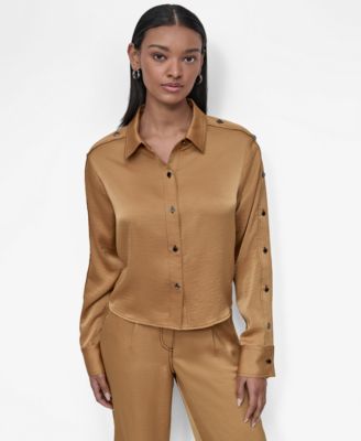 DKNY - Women's Glazed Dressing Shirt