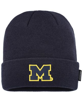 Nike - Men's Navy Michigan Wolverines On-Field Standard Terra Cuffed Knit Hat