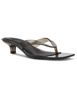Steve Madden - Women's Tracie-J Kitten-Heel Jelly Thong Sandals