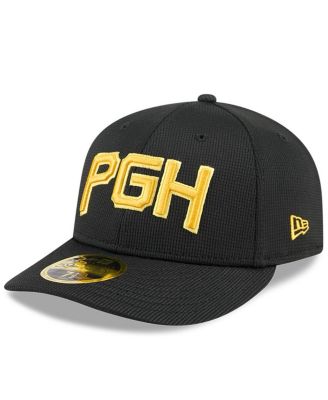 New Era - Men's Black Pittsburgh Pirates City Connect Batting Practice Low Profile 59FIFTY Fitted Hat