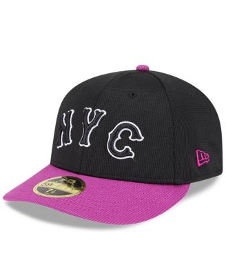 New Era - Men's Charcoal/Purple New York Mets City Connect Batting Practice Low Profile 59FIFTY Fitted Hat