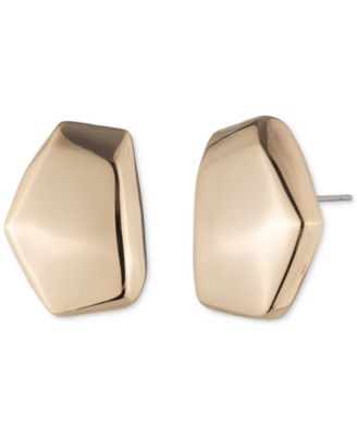 Givenchy - Gold-Tone Sculptural Statement Stud Earrings