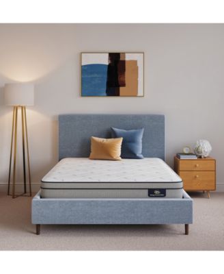 Serta - Flowering Cherry 8" Plush Euro-Top Mattress - California King