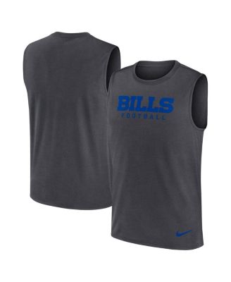 Nike - Men's Charcoal Buffalo Bills Primetime Legend Performance Muscle Tank Top