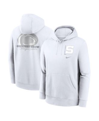 Nike - Men's White Penn State Nittany Lions 2025 White Out Club Fleece Pullover Hoodie