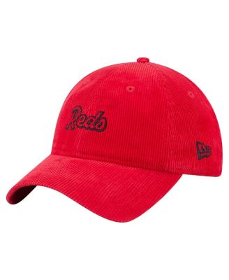 New Era - Women's  Red Cincinnati Reds Corduroy 9TWENTY Adjustable Hat