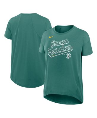 Nike - Women's Green Boston Red Sox 2025 City Connect Flowy Fashion Tri-Blend Performance T-Shirt