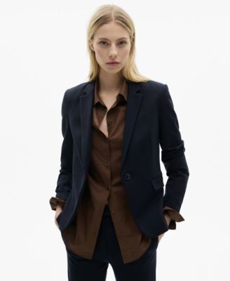 MANGO - Women's Pocketed Suit Jacket