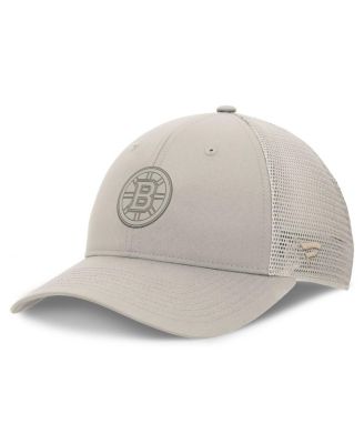 Fanatics - Women's Tan Boston Bruins Authentic Pro Road Trucker Adjustable Hat