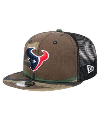 New Era - Big Boys and Girls Camo Houston Texans Main Trucker 9FIFTY Snapback Hat