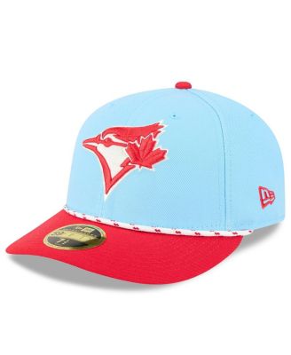 New Era - Men's Light Blue/Red Toronto Blue Jays 2025 Canada Day Low Profile 59FIFTY Fitted Hat